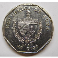 Куба 1 песо 1998 г