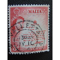 Мальта 1956 г. Елизавета - II.