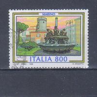 [1557] Италия 1998. Культура.Архитектура. Гашеная марка.