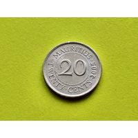 Маврикий. 20 центов 2005.