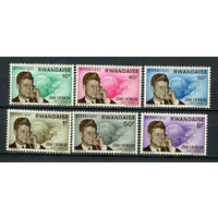 Руанда - 1965 - Джон Кеннеди - [Mi. 129-134] - полная серия - 6 марок. MNH.  (Лот 112CK)
