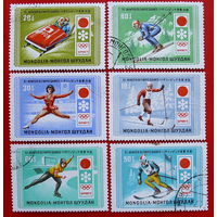 Монголия. Спорт. ( 6 марок ) 1972 года.