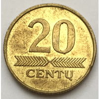 Литва, 20 центов 2009
