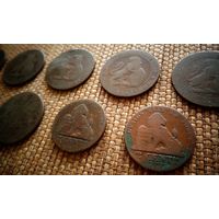 ТОРГ! Бельгия 19 век! 11 монет! 1835 - 1905! Шоколадная патина! Медь! ВОЗМОЖЕН ОБМЕ!