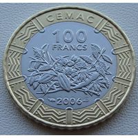 Центральная Африка. 100 франков 2006 год  KM#15
