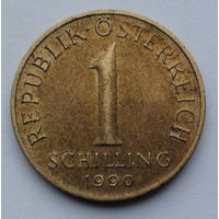 Австрия 1 шиллинг. 1990