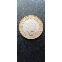 Великобритания 2 фунта 1998 г.