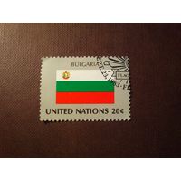 ООН Нью-Йорк 1983 г.Флаг Болгарии./14а/