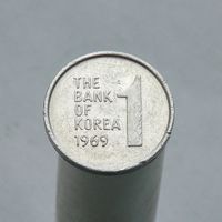 Южная Корея 1 вон 1969