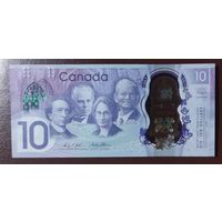 10 долларов 2017 года - Канада - полимер - UNC - 150 лет Конфедерации