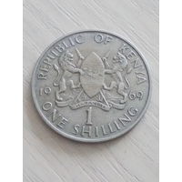 Кения 1 шиллинг 1969г.