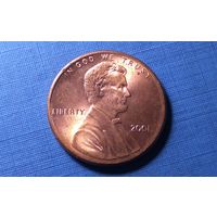 1 цент 2001. США.