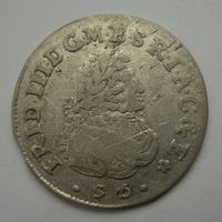 6 грошей 1698 Фридрих 3й Пруссия