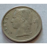 Бельгия. 1 франк 1965 года.
