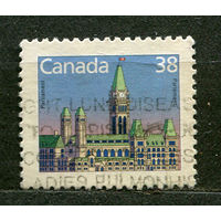 Здание парламента в Оттаве. Канада. 1989
