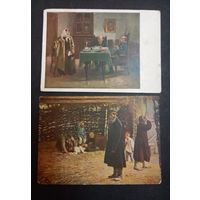 2 открытки 1929 год изд музей революции ссср москва тираж 25т шт редкость распродажа коллекции