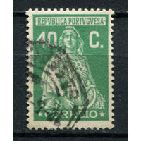 Португалия - 1920/1926 - Жница 40С - [Mi.281] - 1 марка. Гашеная.  (Лот 105AY)