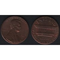 США km201b 1 цент 1985 год (D) (0(st(0 ТОРГ