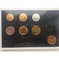 Годовой набор монет России 1992 год ЛМД