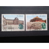 Китай, 1998. Франко-китайское культурное наследие, дворцы, полная серия