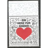 Германия. Сердце для детей. 2008г. Mi#2706.