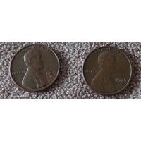 США 1 цент 1969D, 1975