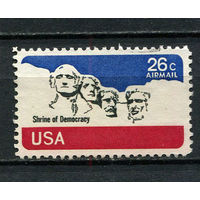 США - 1974 - Национальный мемориал,  гора Рашмор - [Mi. 1128] - полная серия - 1 марка. Гашеная.  (LOT AE24)