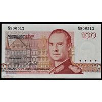 (2) ЛЮКСЕМБУРГ 100 франков 1993 ПРЕСС
