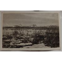 Пинск. Вид на зимнюю Пину и город. 1917. Прошла почту