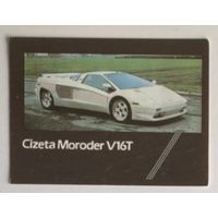 Календарик. Автомобиль Cizeta Moroder V16T. 1992.