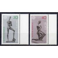 Европа Скульптуры ФРГ 1974 год чистая серия из 2-х марок
