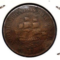Южная Африка Британский доминион 1 пенни 1938 Георг VI
