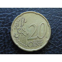 Германия 20 евроценов 2002г. J