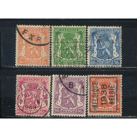 Бельгия Кор 1936-45 Герб Предварительное гашение Стандарт #415,415V,421-2,566,734