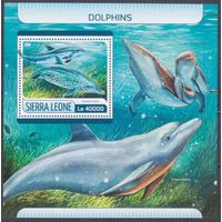 2017 Сьерра-Леоне 8549/B1238 Морская фауна - Дельфины 11,00 евро