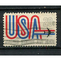 США - 1968 - Авиамарка - [Mi. 974] - полная серия - 1 марка. Гашеная.  (LOT AE25)