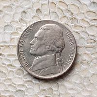5 центов 1991(Р) года США. Красивая монета!