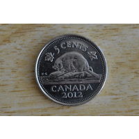 Канада 5 центов 2012