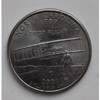 Quarter dollar квотер North Carolina 2001