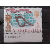 Сейшельские о-ва 1966 колония Англии Футбол в Англии** 1,0 рупия