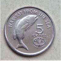 Фиджи 5 центов 1995 ФАО