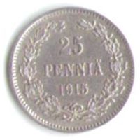 25 пенни 1915 год _состояние XF