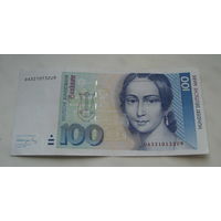 Германия ФРГ 100 марок 1991г.