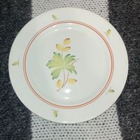 Тарелка СССР, тарелочка с листочком