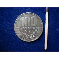 Монета 100 колон, Коста Рика, 2007 г.