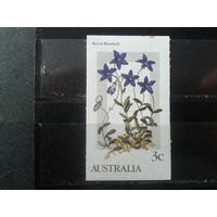 Австралия 1986 Цветы* без перф. марка из буклета