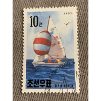 КНДР 1992. Парусная яхта