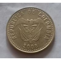100 песо, Колумбия 2008 г.
