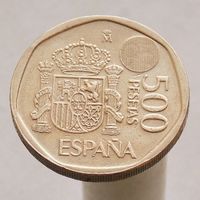 Испания 500 песет 1995 с голограммой
