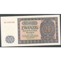 Германия. ГДР. 20 марок 1955 г. UNC